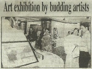 'Art exhibition by budding artists'