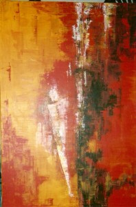 SOLITUDE - 2 2006 ACRYLIC ON CANVAS 24" * 30"