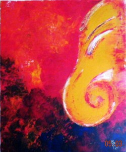 GANESHA 2008 ACRYLIC ON CANVAS 24" * 30"
