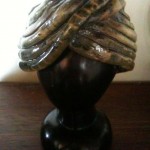 GREEN CERAMIC TURBAN