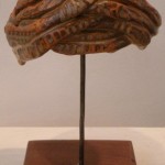 BROWN CERAMIC TURBAN
