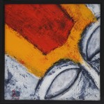 ABSTRACT 2011 ACRYLIC ON CANVAS 12"*12"